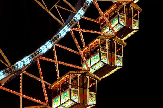 Ferris wheel at german christmas market