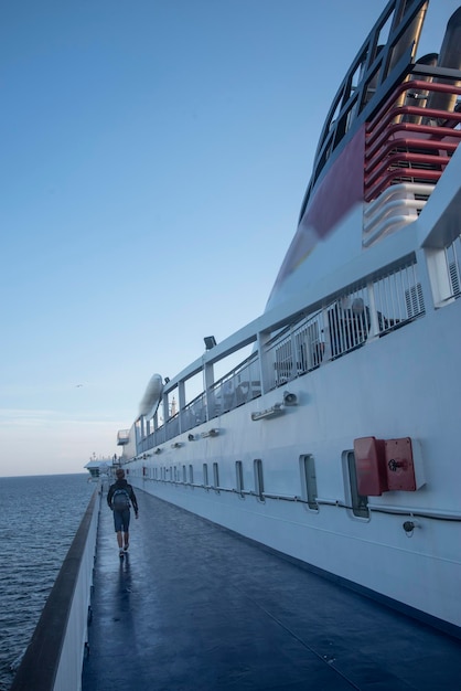 Ferry deck