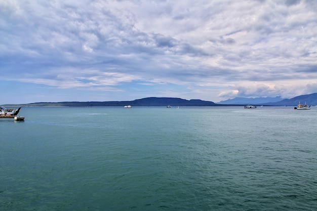 Ferry from Java to Bali island