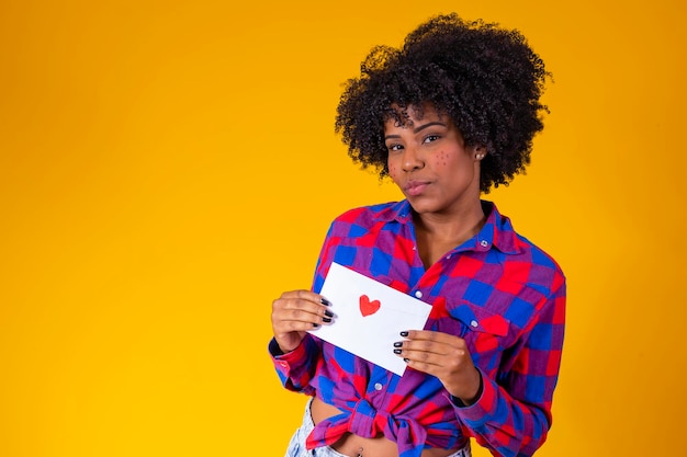 Festa Junina in Brazil Afro woman surprised with love letter at Brazilian Festa Junina in costume