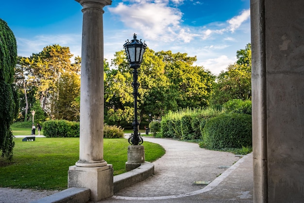 Photo the festetics palace baroque palace located in the keszthely zala hungary