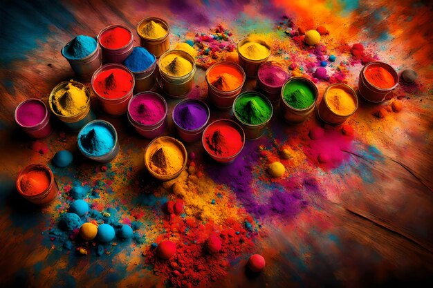 Festival of Colors in India Color powder