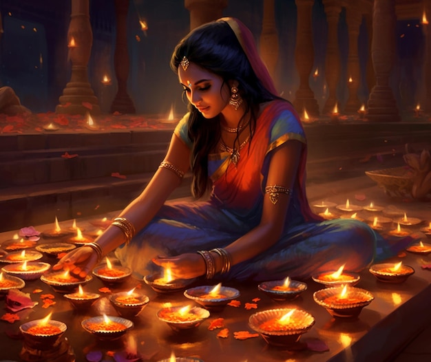 The festival of diyas