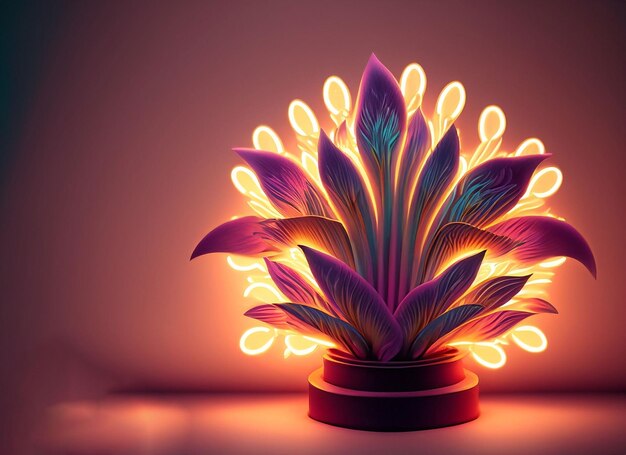 빛의 축제 꽃 상징