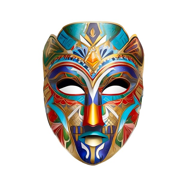 Festival Mask Illustration