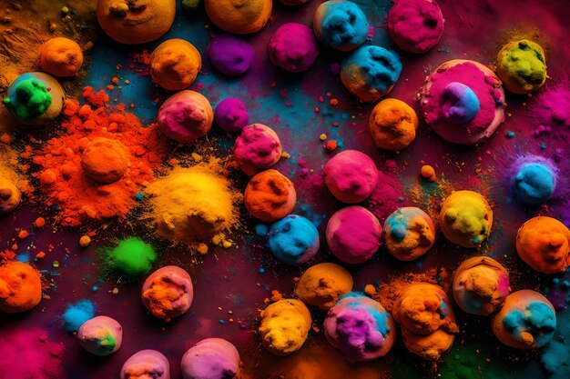 Festival of Colors in India Kleurpoeder