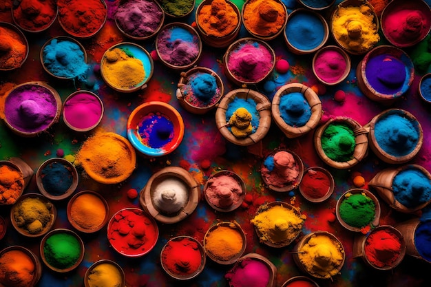 Festival of Colors in India Kleurpoeder