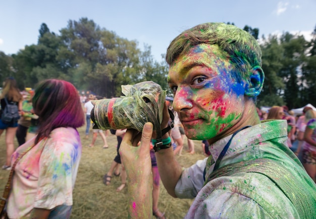 Festival van kleuren colorfest