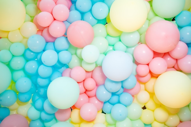 Festive background close-up balloons backgrounds