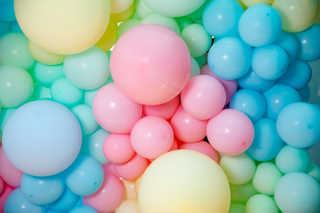 Festive background close-up balloons backgrounds