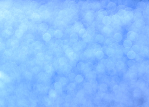 Photo festive blur background defocused blue bokeh lights background