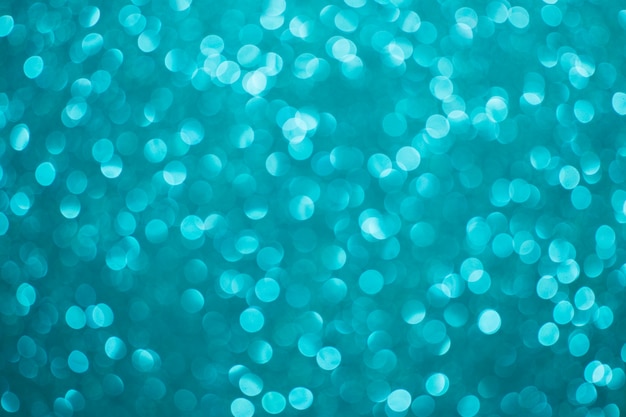 Photo festive blur blue glitter  bokeh background