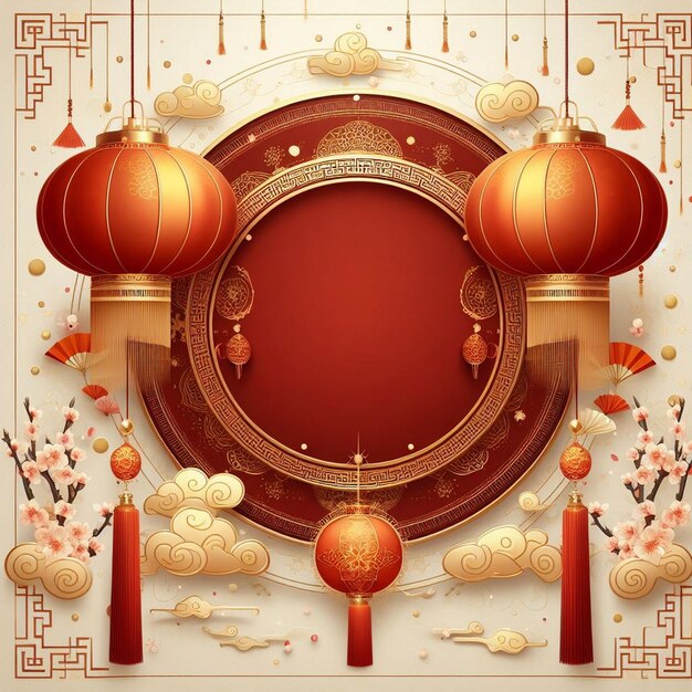 Festive Chinese background images Chinese card Latest Chinese New Year card