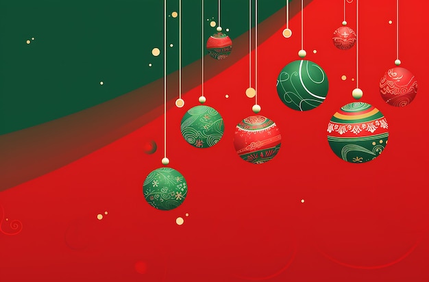 Foto idee di decorazione natalizia festiva per un'illustrazione vettoriale di merry holiday season