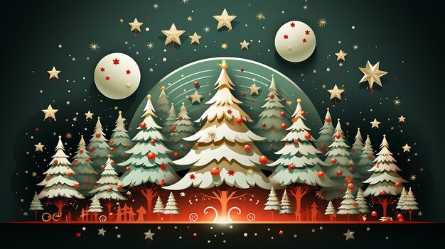 Festive Christmas Decoration Ideas voor een Merry Holiday Season vector illustratie