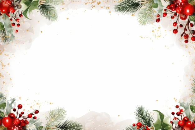 Photo festive christmas frame embracing the blank canvas of joy ar 32