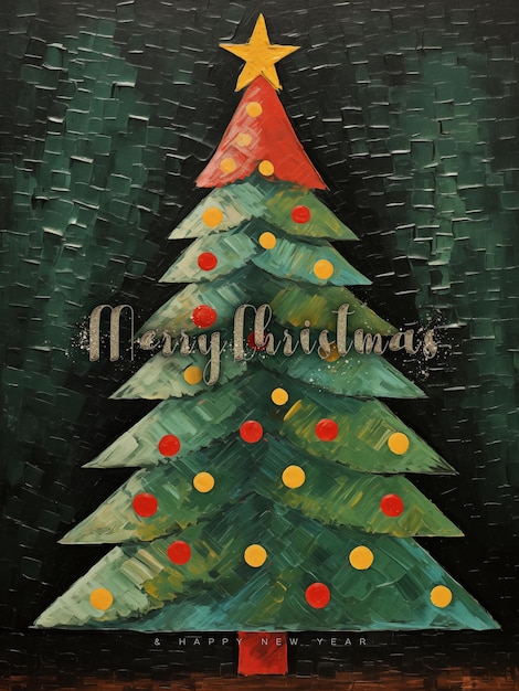 Premium AI Image  Festive Christmas Tree Masterpiece by a World Famous Artist Classics of 