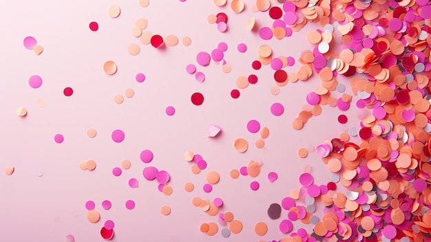 Фото Праздничные конфеты на розовом фоне