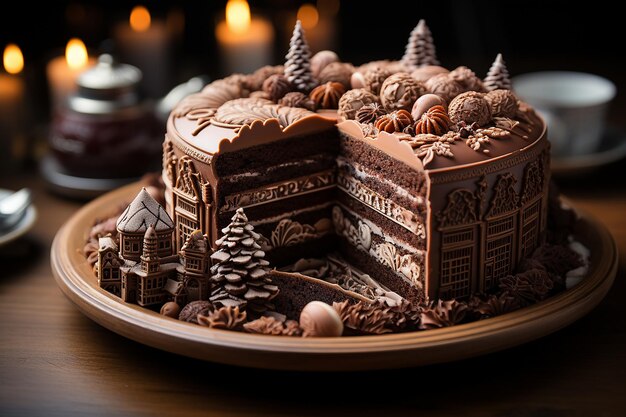 Premium Photo | Festive Delight Traditional German Christmas Treat