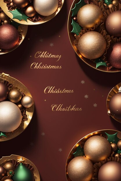 Photo festive delights christmas sweets wallpaper collection