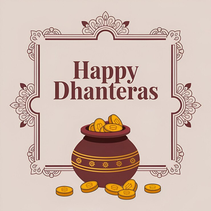 फोटो festive dhanteras background featuring shimmering gold coins symbolizing prosperity and joy during
