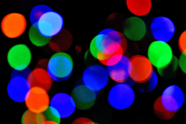 Festive elegant abstract background with bokeh lights