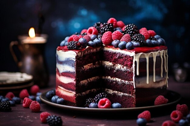 easy fourth of july flag cake