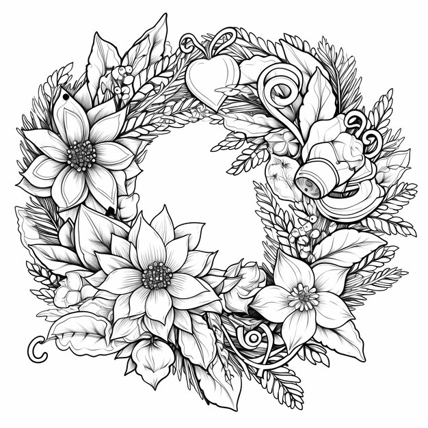 10 Festive Christmas Winter Coloring Pages for All Ages