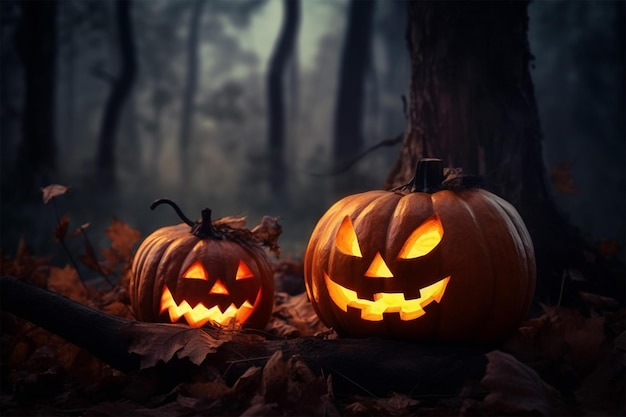 Festive Halloween Decoration Background