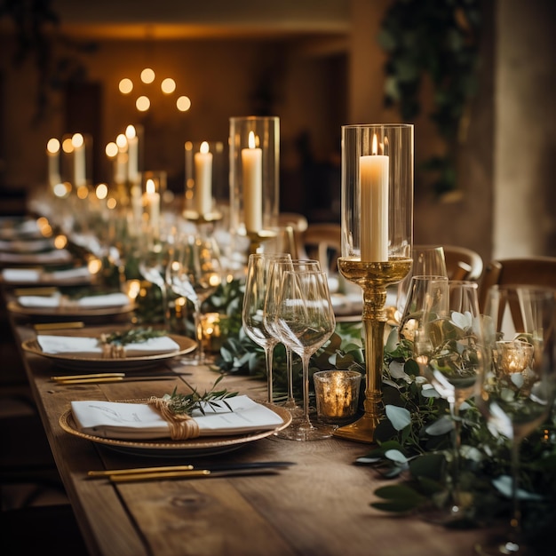 Festive Hallway Decor with Candlelit Holiday Dinner in Cherished Memory Talk Flat