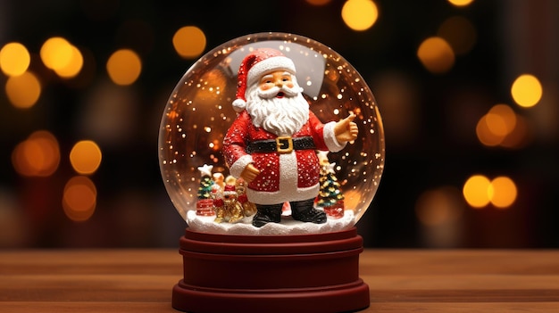 Праздничный праздничный декор Повысьте свои проекты с помощью 3D-стеклянного рождественского снежного шара, классического символа праздничной радости