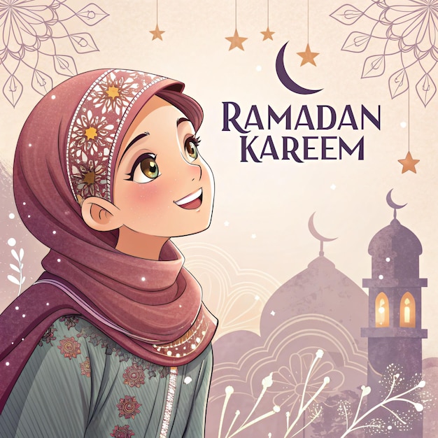 festive illustration for ramadan celebration