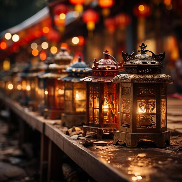 Festive Lantern Fantasy Chinese New Year Lantern Photo