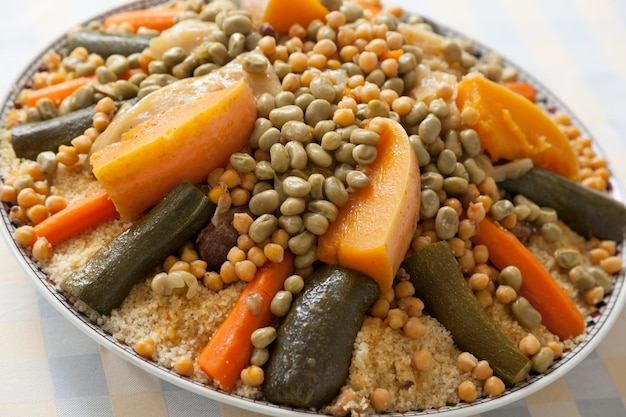 Festive Moroccan couscous