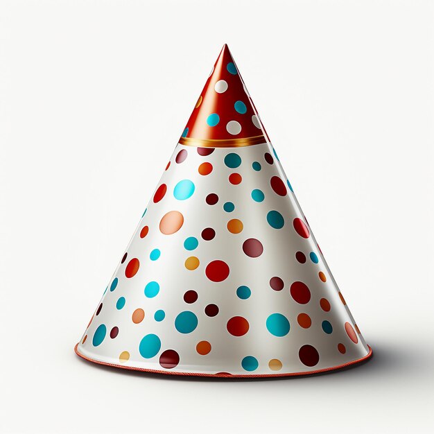 Photo festive party hat on a transparent white background