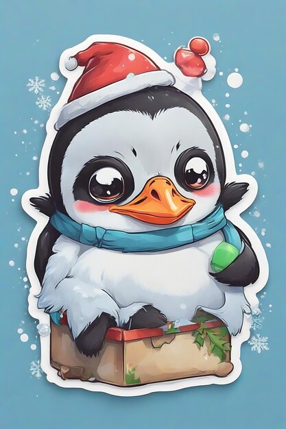 Photo festive penguin fun pack