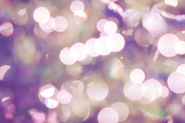 festive purple background with blur and bokeh