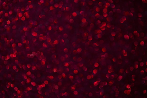 Festive red bokeh background.