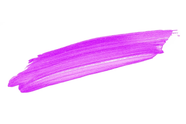Photo festive shimmery violet purple paint brush stroke texture background