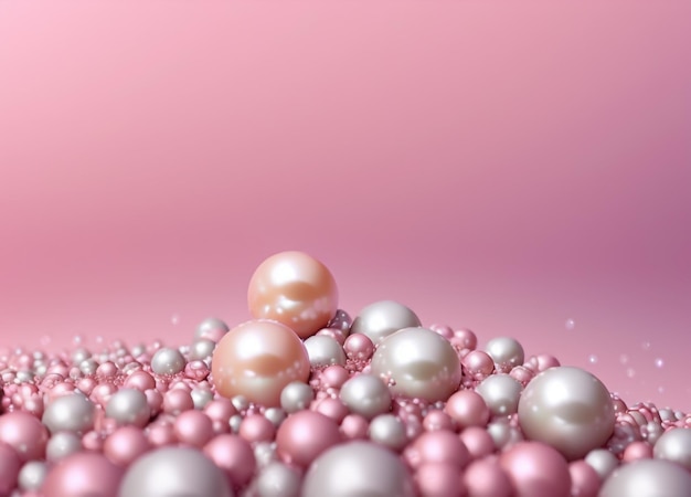 Festive Sparkle Beautiful Background Image with Pastel Pearl and Silver Sparkles and Bokeh A Cel