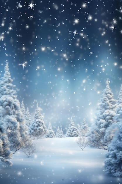 festive winter christmas background