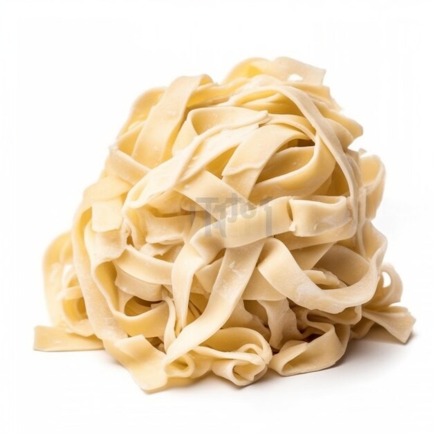 Fettuccine alfredo with parmesan cheese