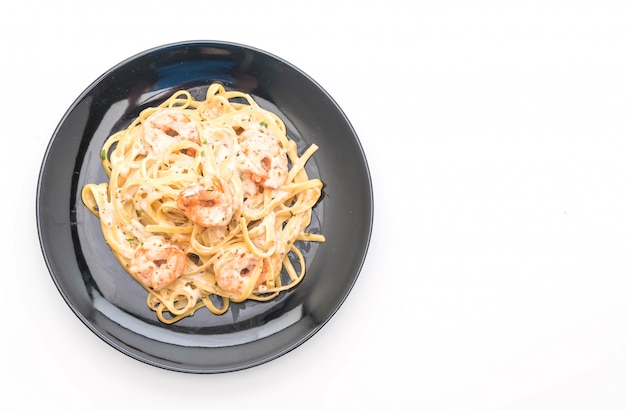 fettuccini pasta with shrimp