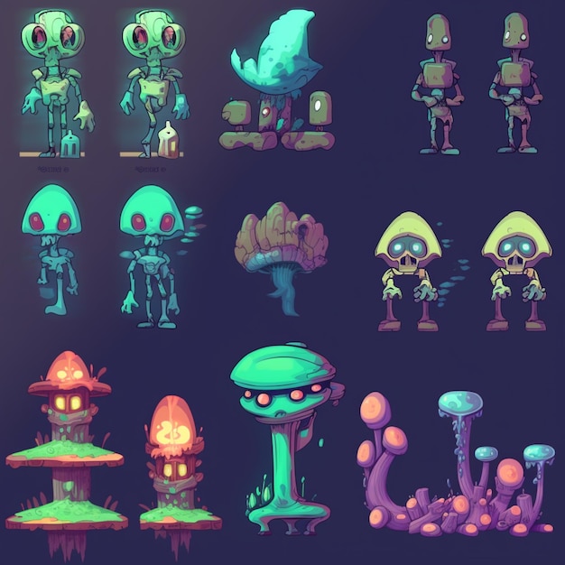 a few illustrations for the game