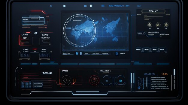 fi digitale hud interface sci minimalistisch