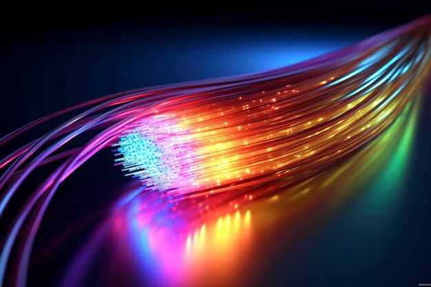 A fiber optic cable AI Generative