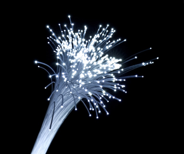 Fiber optics background