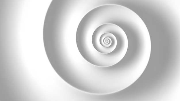 Fibonacci spiraal witte abstracte achtergrond Vector illustratie