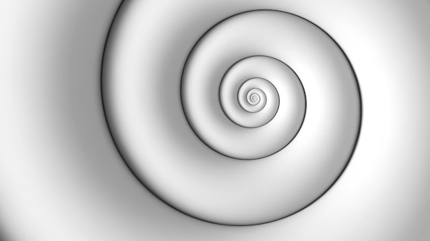 Foto sfondo vettoriale astratto bianco a spirale di fibonacci rapporto aureo