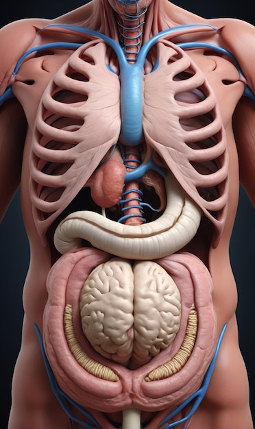 The fictional anatomy of the human body